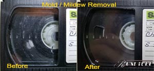 Clean mold from VHS